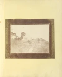 Long View of Two Buildings, India